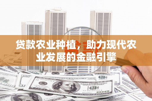 涿鹿贷款农业种植，助力现代农业发展的金融引擎