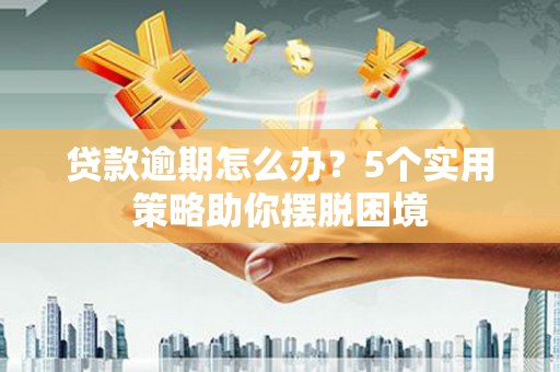 涿鹿贷款逾期怎么办？5个实用策略助你摆脱困境