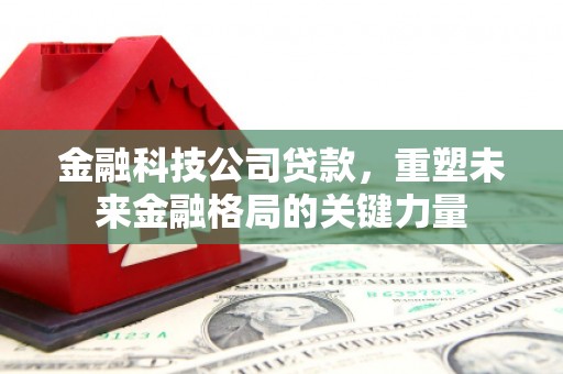 涿鹿金融科技公司贷款，重塑未来金融格局的关键力量