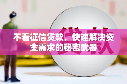 涿鹿不看征信贷款，快速解决资金需求的秘密武器