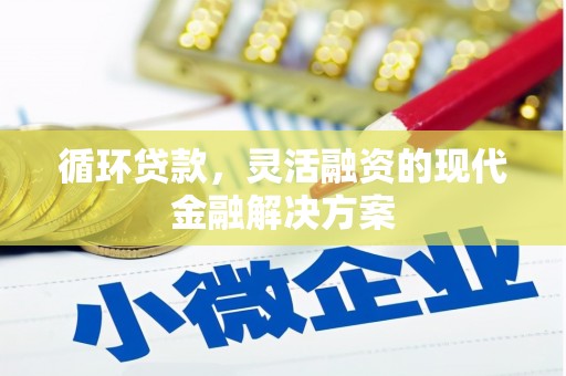 涿鹿循环贷款，灵活融资的现代金融解决方案