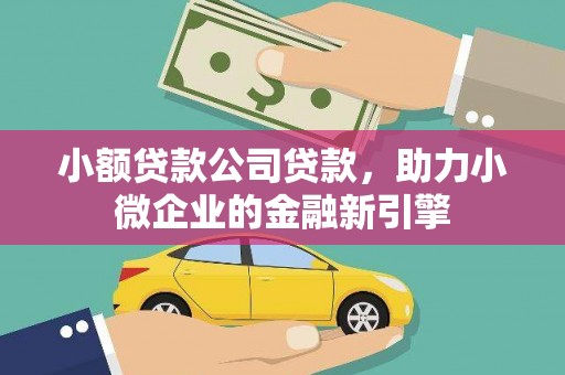 涿鹿小额贷款公司贷款，助力小微企业的金融新引擎