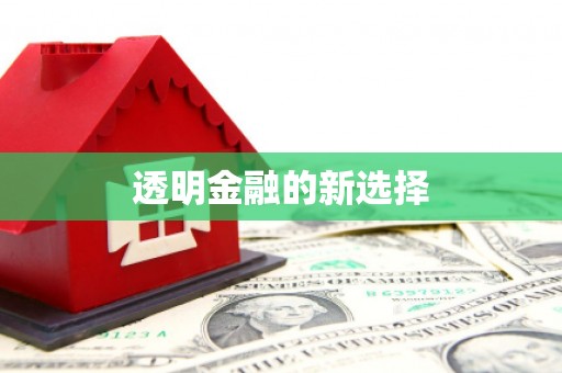 涿鹿透明金融的新选择